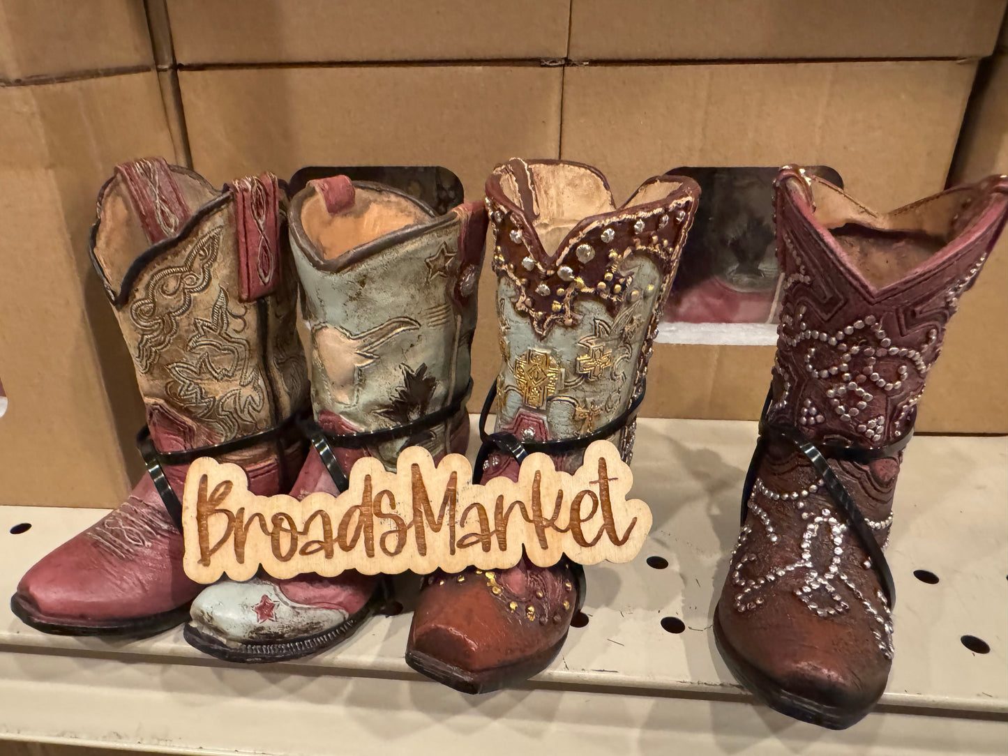 RA5813 Set of 4 Boot Pen Holders