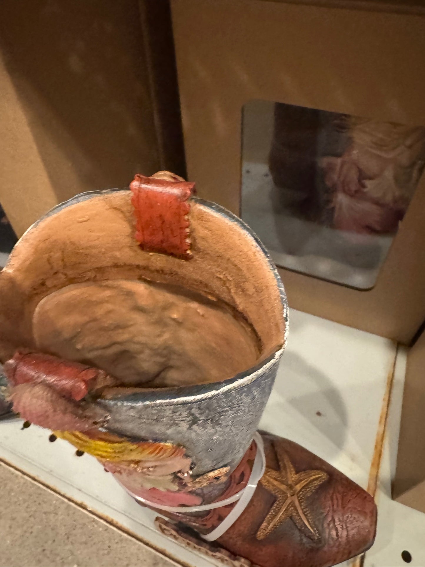 RA6184 Mermaid Boot Vase