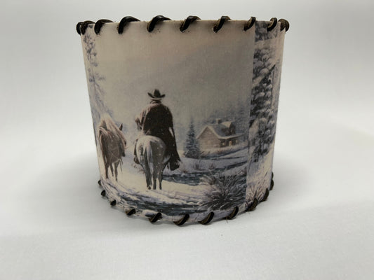 Winter Hunt Lampshade