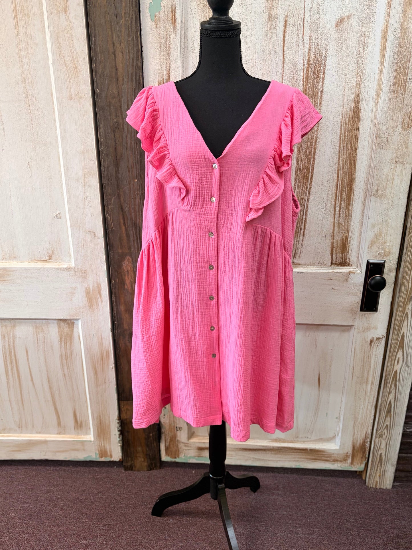 Pink Peony Dress