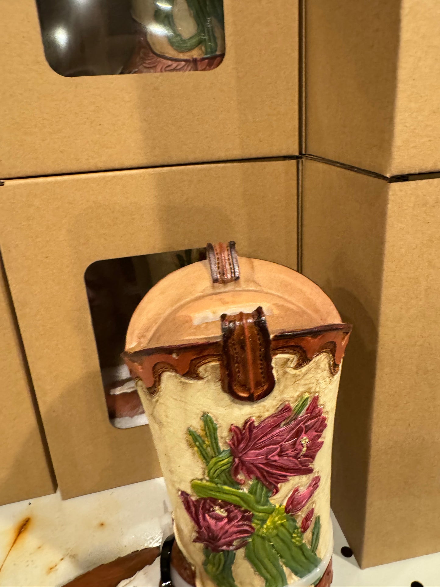 Lily Floral Boot Vase