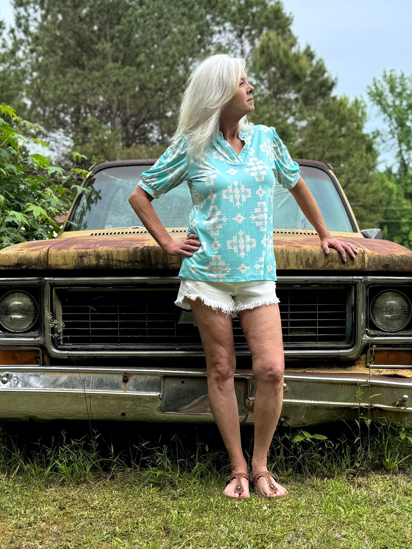 Turquoise Dreams Top