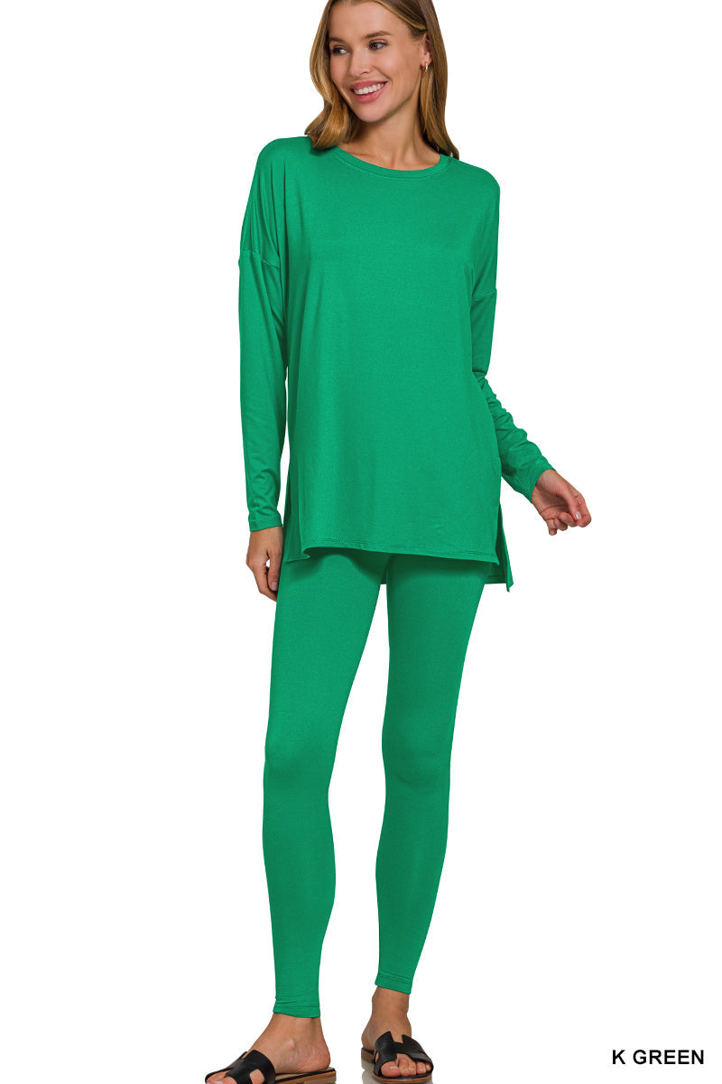 Brushed Microfiber Lounge Set