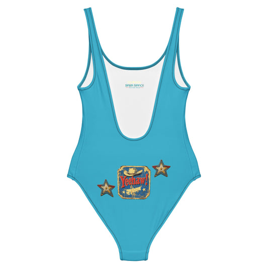 Yeehaw Vintage Cowgirl One-Piece Swimsuit