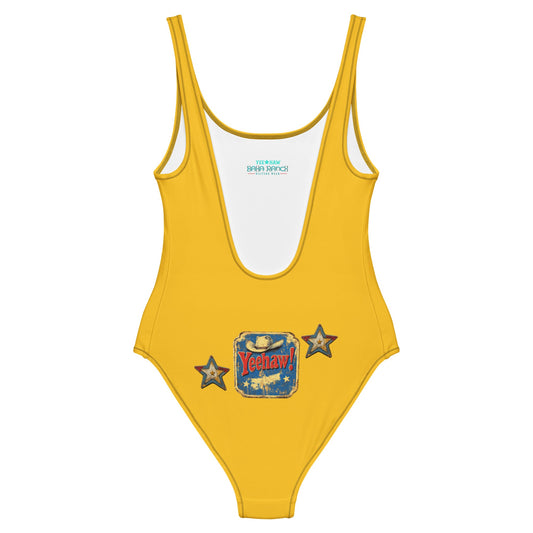 Yeehaw Ride 'Em Cowgirl One-Piece Swimsuit