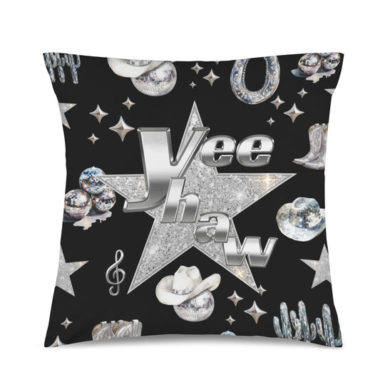 Baha Ranch YEEHAW Velvety Soft Pillow Cover Made in America