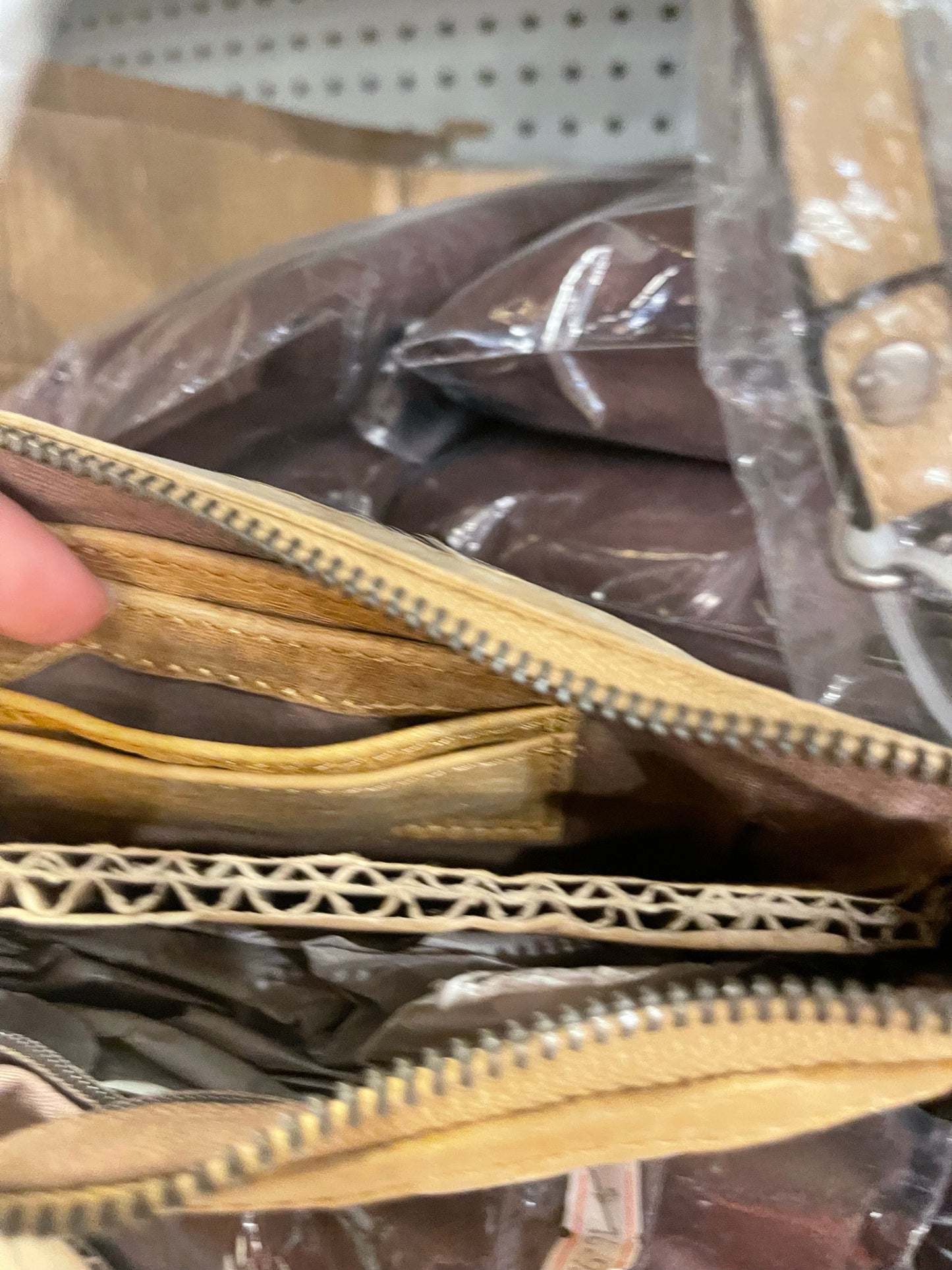 Cowhide Turqouise Heart Stone Crossbody