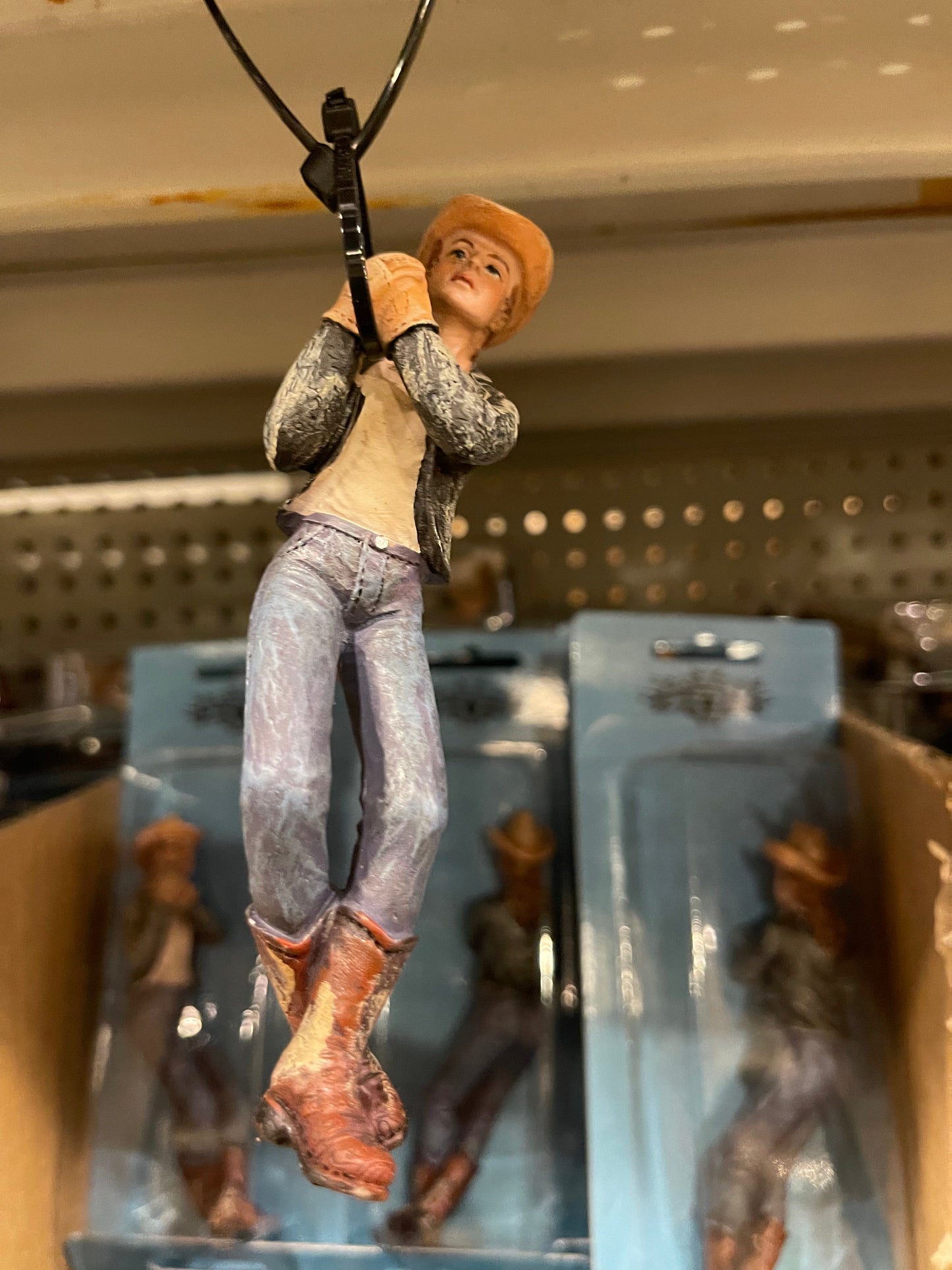 Cowgirl Light Fan Pull Cord Accessory