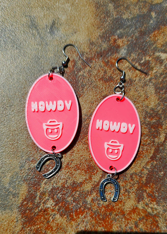 3D Printed Word Salad Earrings
