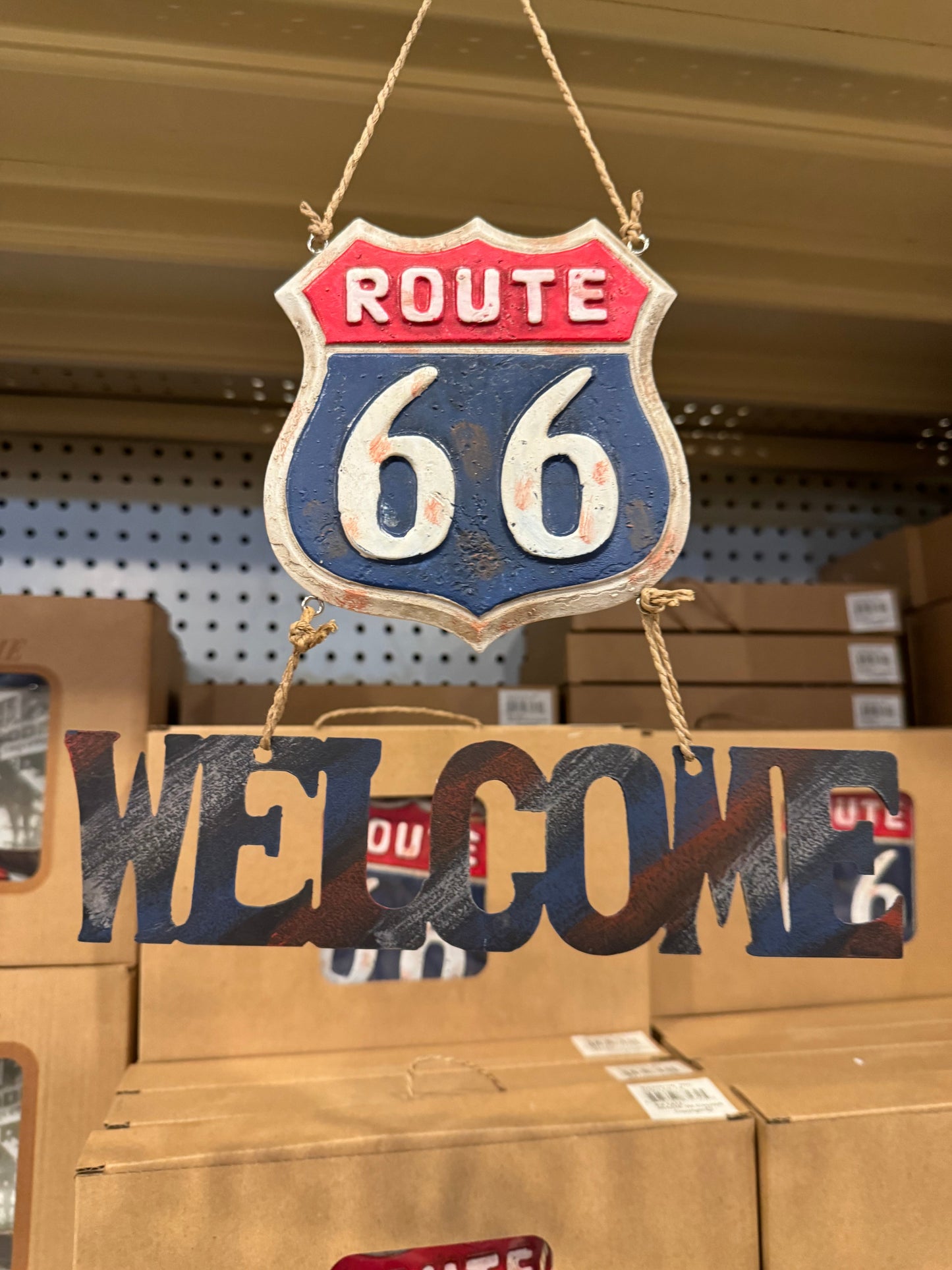 Route 66 Welcome Sign