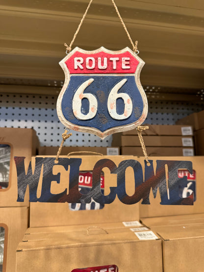 Route 66 Welcome Sign