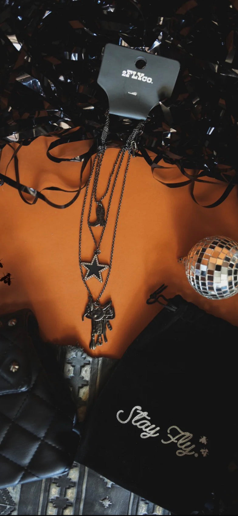 Blazin Saddle Necklace