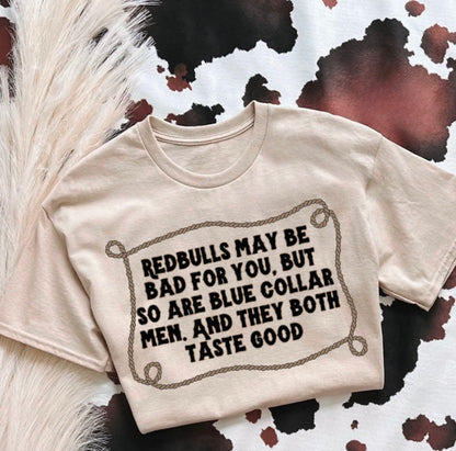 Redbull & Blue Collar Men Graphic Tee