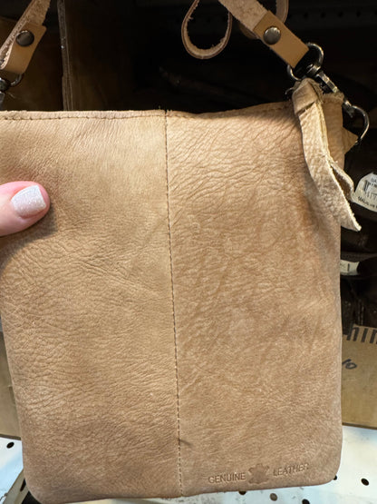 Cowskull Tooled Leather Crossbody Purse