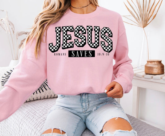 Jesus Saves Crewneck