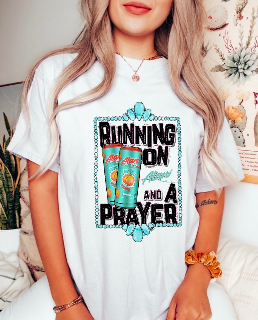 Running On A Prayer Graphic Tee