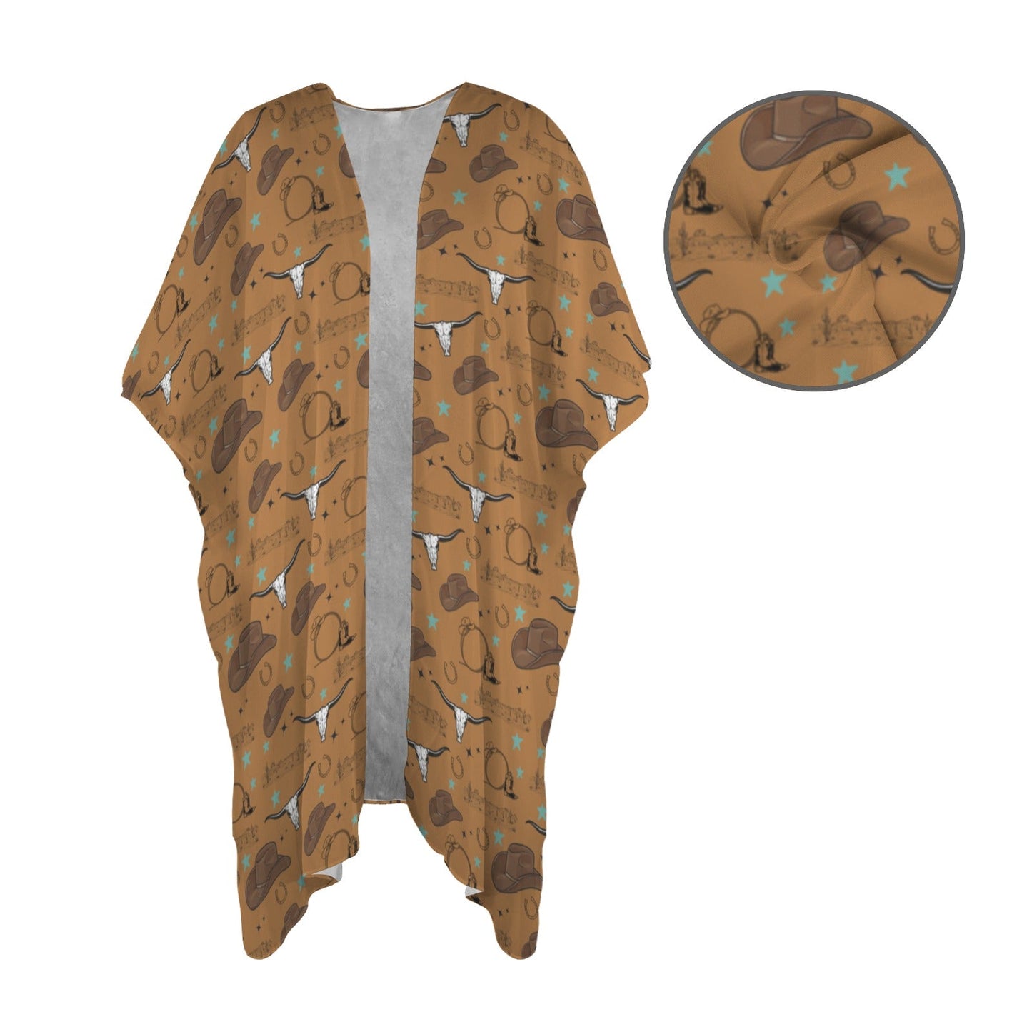Western Things Duster Kimono Coverup