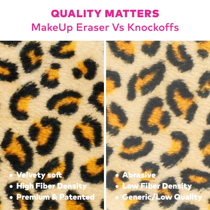 The Original MakeUp Eraser - Leopard Print PRO MakeUp Eraser