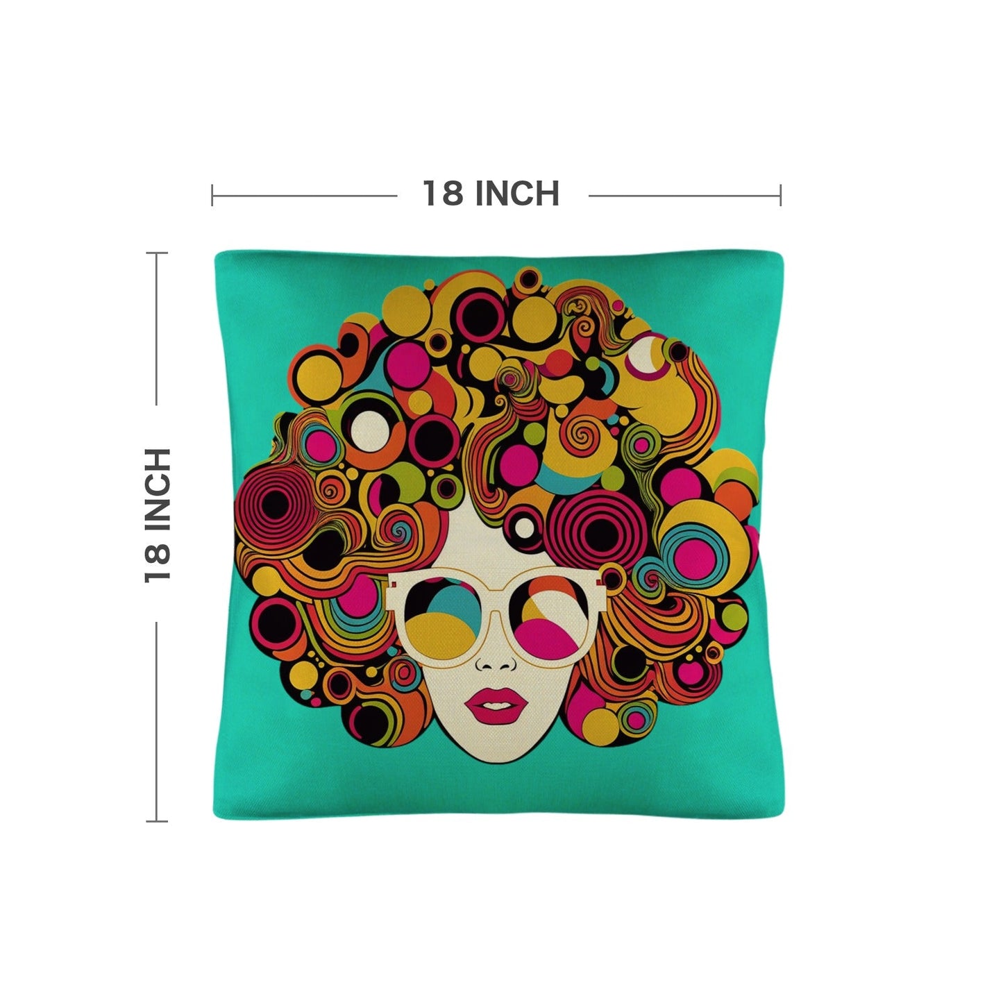 Disco Girl Pillow Case Made In America