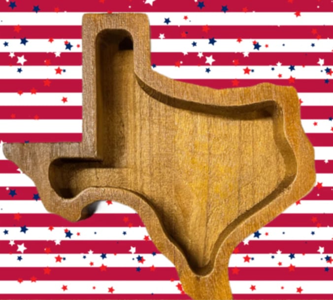 Wooden Dough Bowl Candles