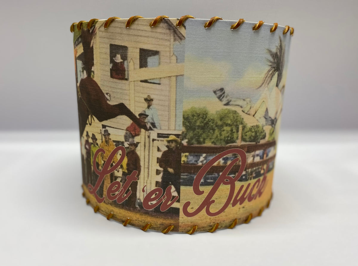 Let ‘er Buck Lampshade Medium 11 inch