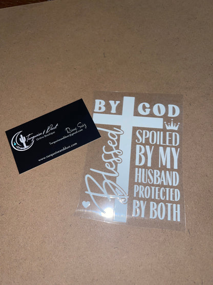UV Perma Sticker — “Blessed”