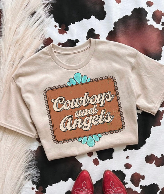 Cowboys & Angels Graphic Tee