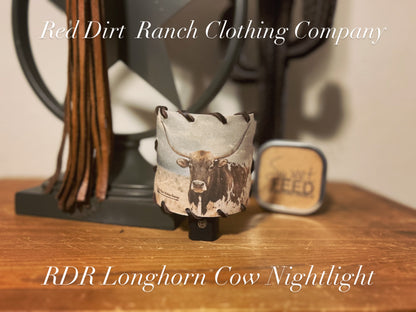 Nightlight Longhorn Cow