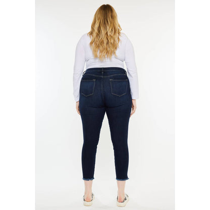 Kan Can USA -High Rise ankle jeans.