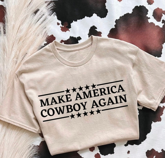 Make America Cowboy Again Graphic Tee
