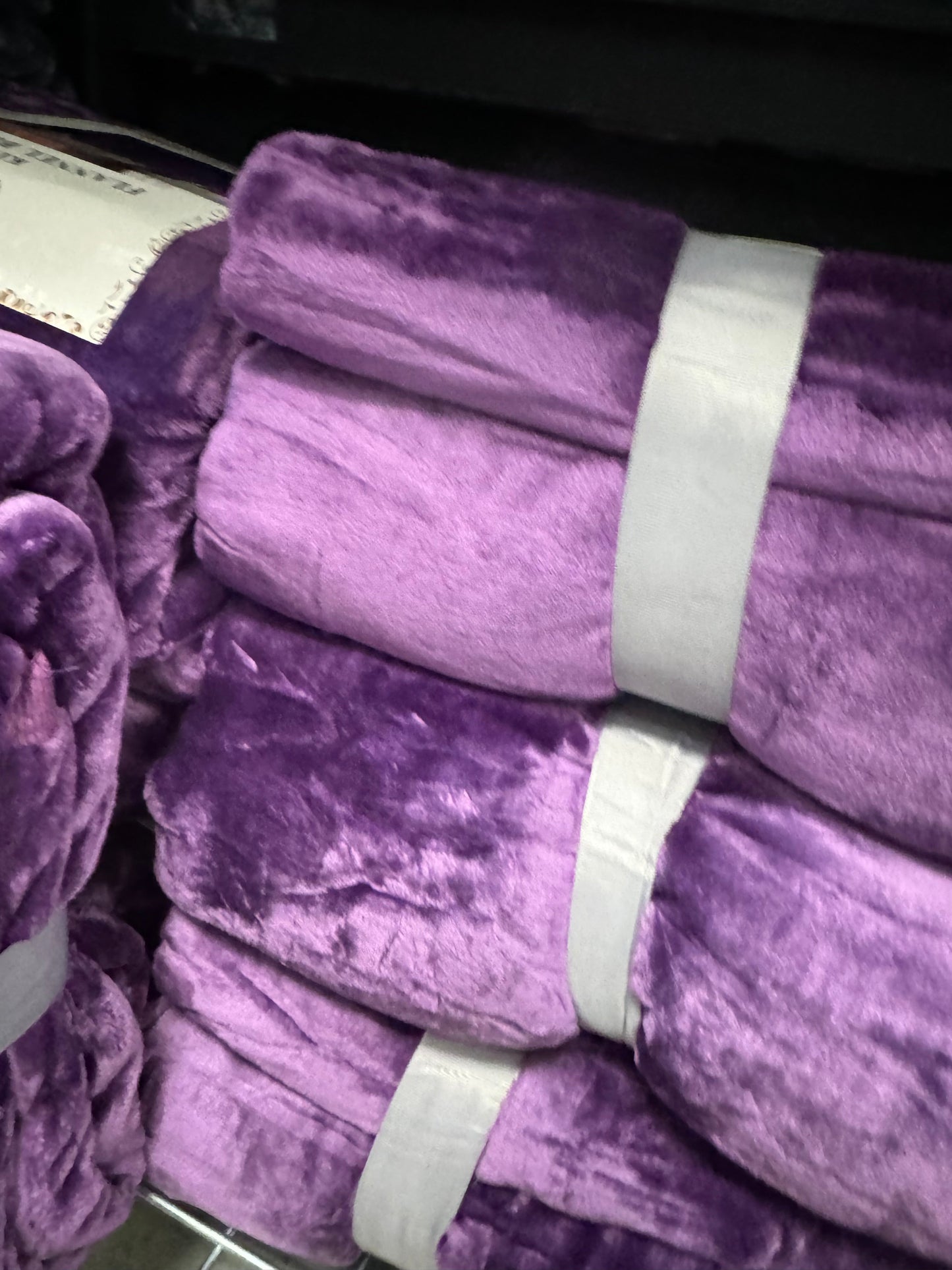 Solid Purple Super Plush Blanket