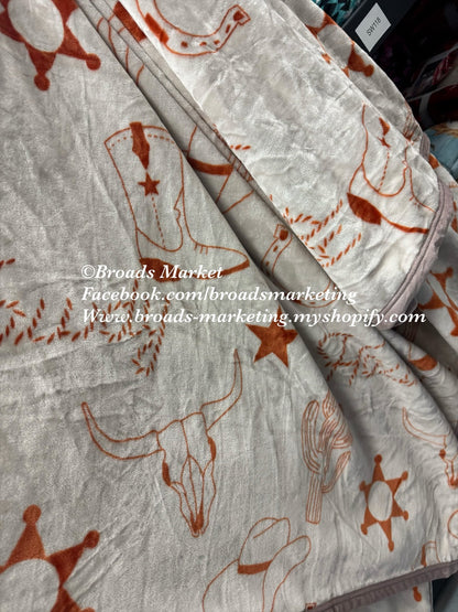 Howdy Super Plush Blanket