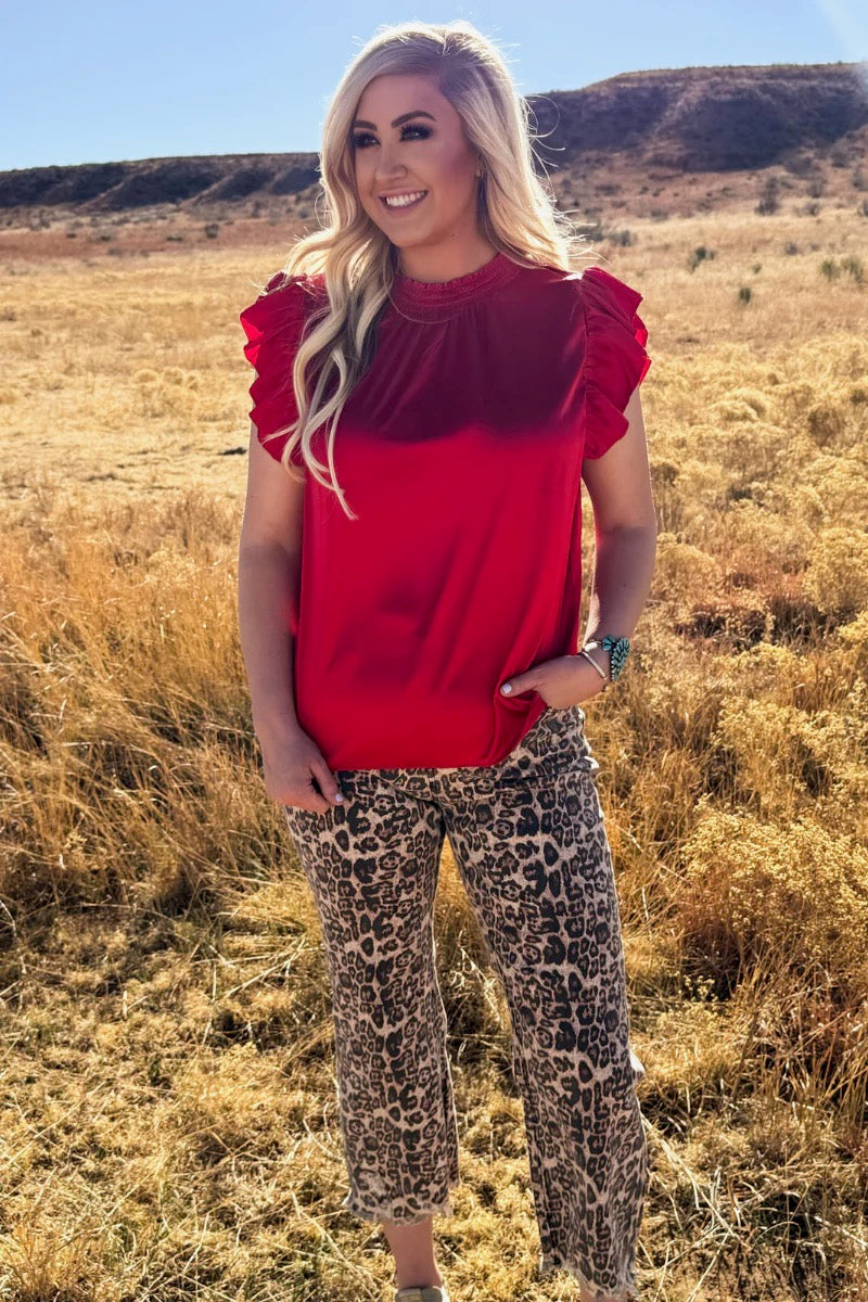 Babydoll Top Red
