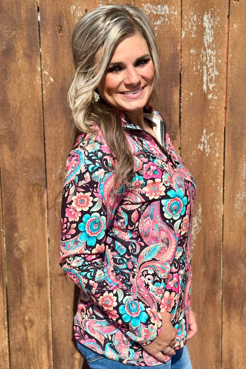 Midnight Bloom Pullover