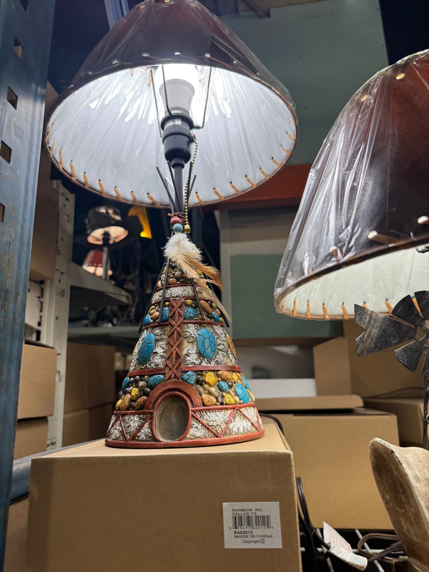 RA62012 Native TeePee Lamp