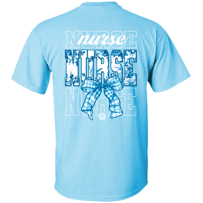 Girlie Girl Originals - 2729 Nurse Toile-Sky Blue
