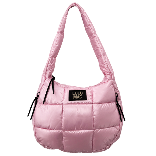 Girlie Girl Originals - MP-8412 PUFFER METALLIC TOTE BAG - ROSE GOLD