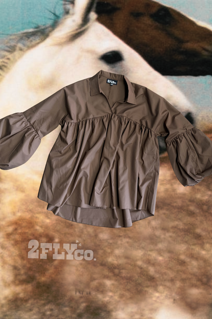 2 Fly Co - THE BRAZOS TOP *MOCHA