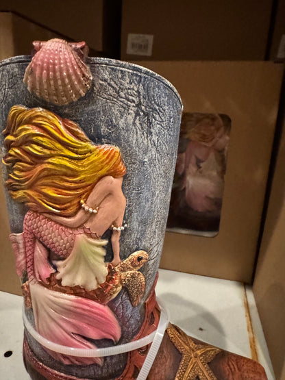 RA6184 Mermaid Boot Vase