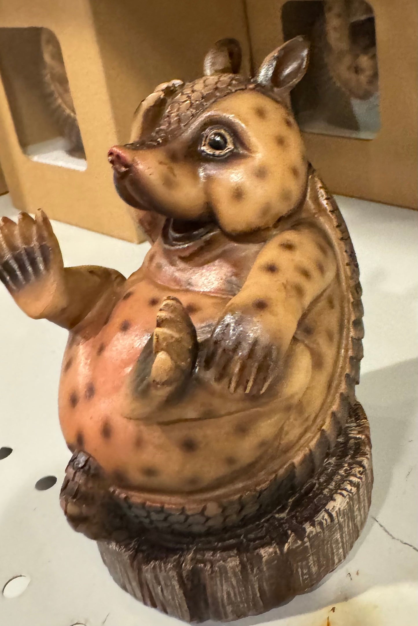 Adorable Armadillo Figurine