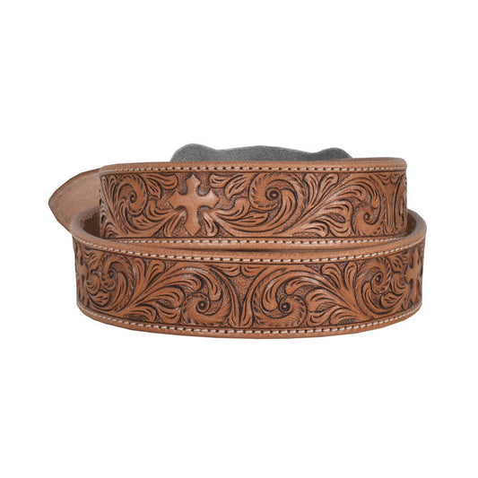 Myra Bag - Structured Hand-Tooled Leather Women's Belt
