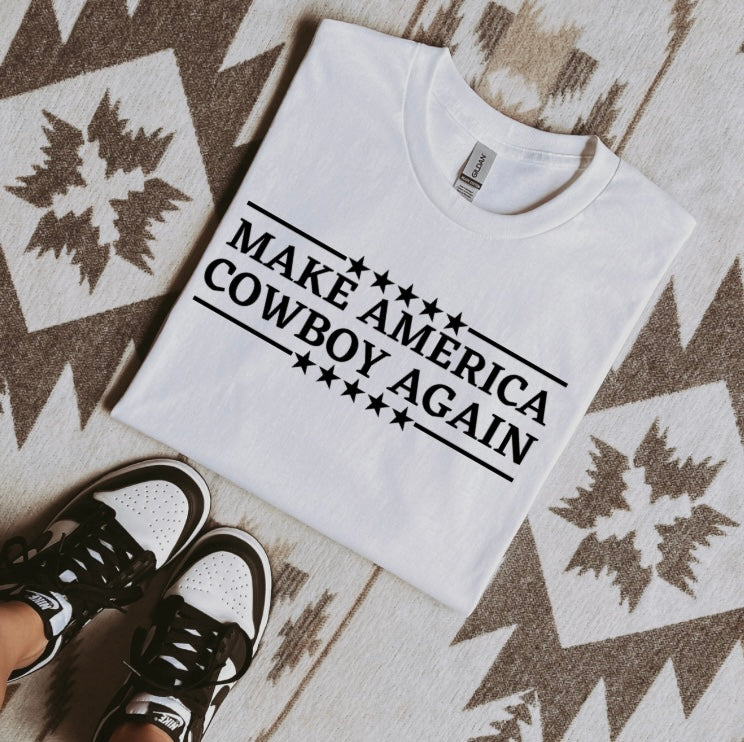 Make America Cowboy Again Graphic Tee