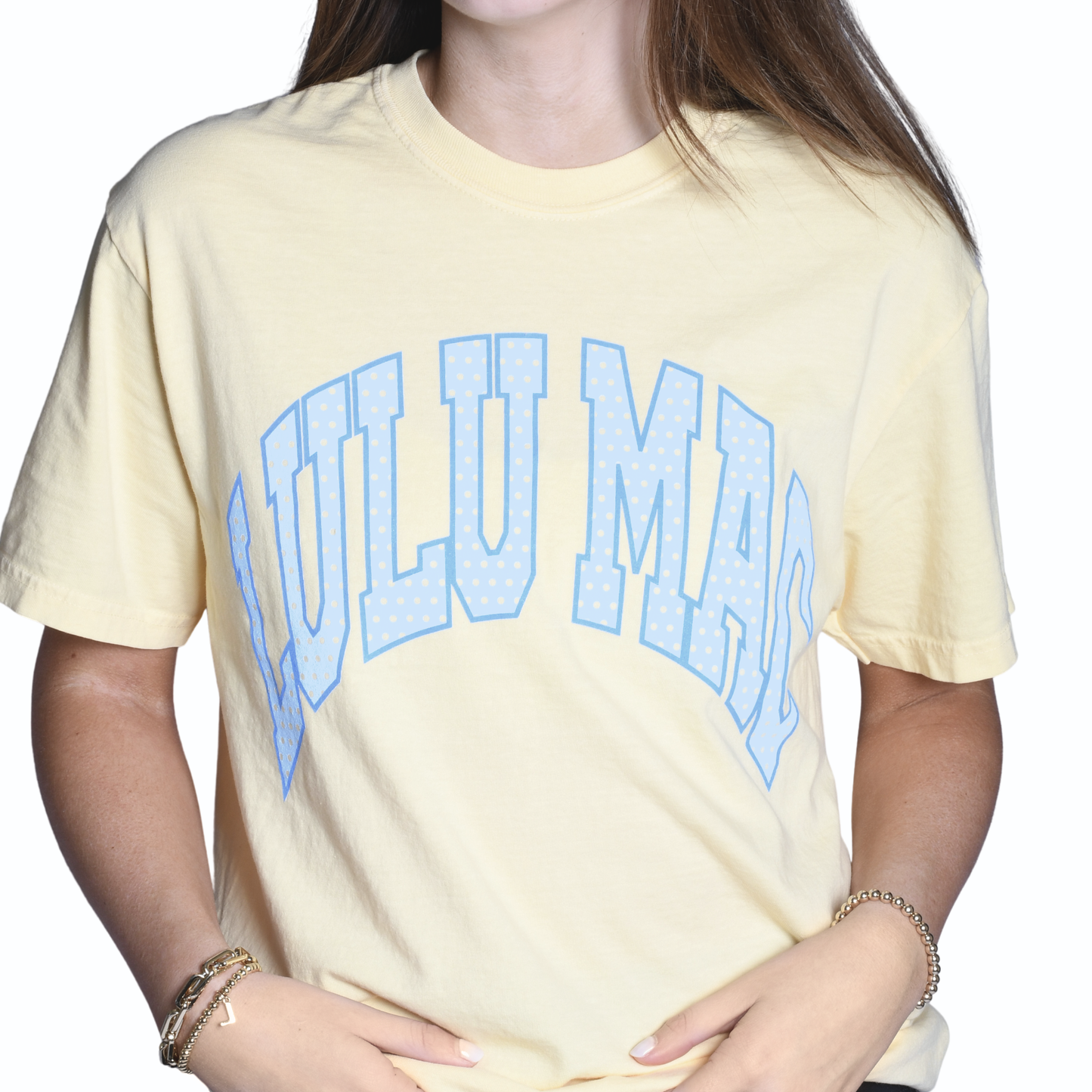 Girlie Girl Originals - LM-PD-1001 Polka Dot Adult Butter Comfort Colors Tee