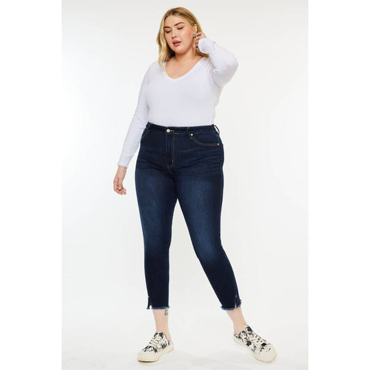 Kan Can USA -High Rise ankle jeans.