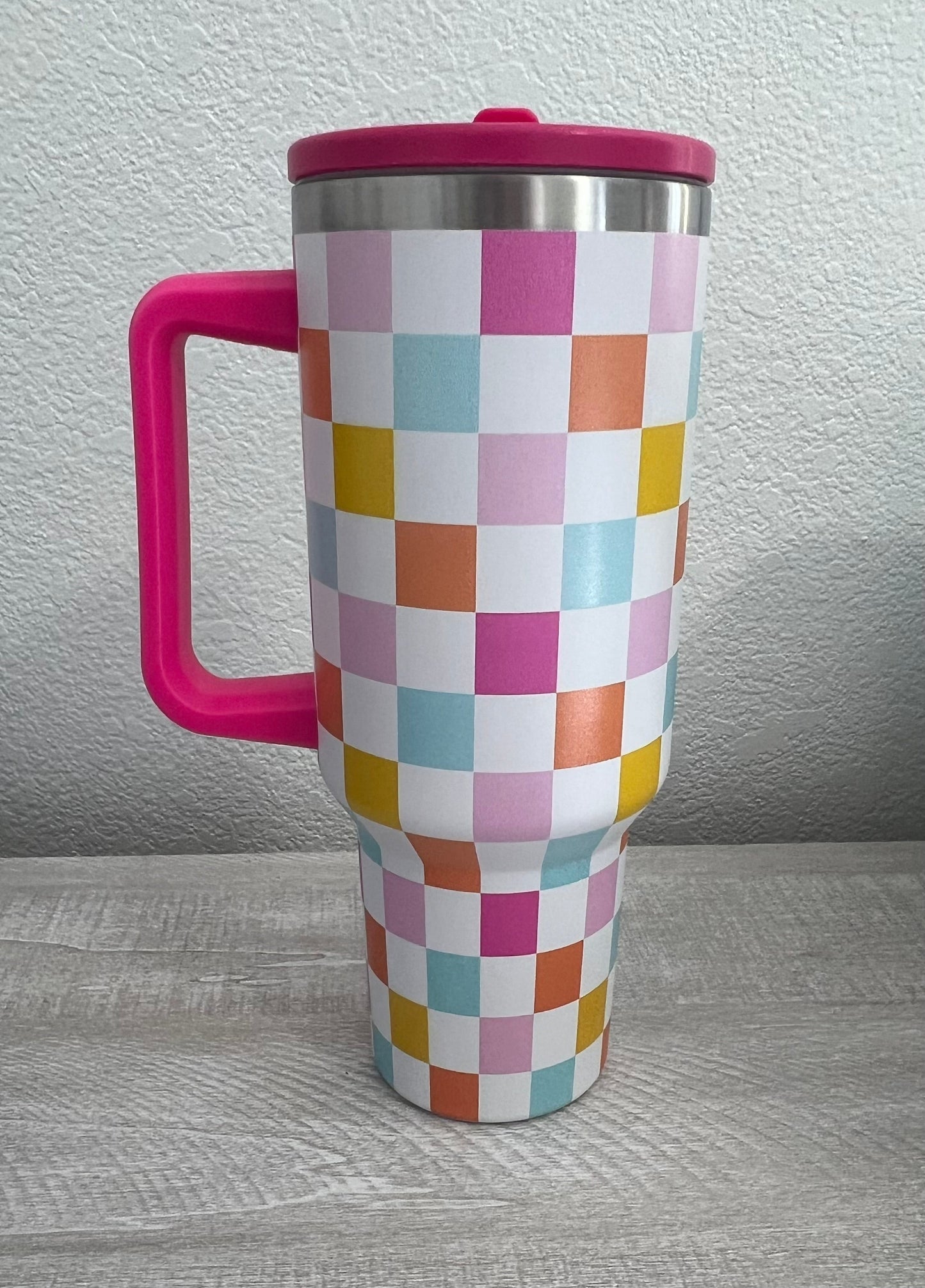 Checkered 40oz Tumbler