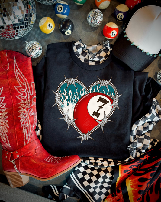 Barbed Wire Heart Crewneck