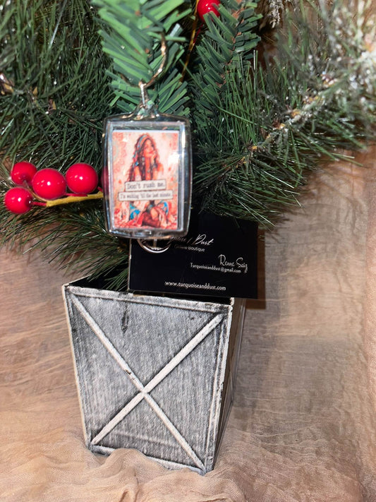 Personalized Double-Sided Photo Keychain