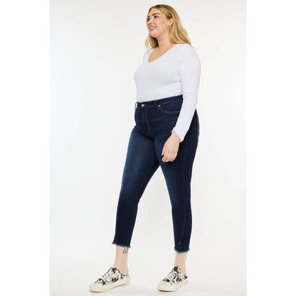 Kan Can USA -High Rise ankle jeans.