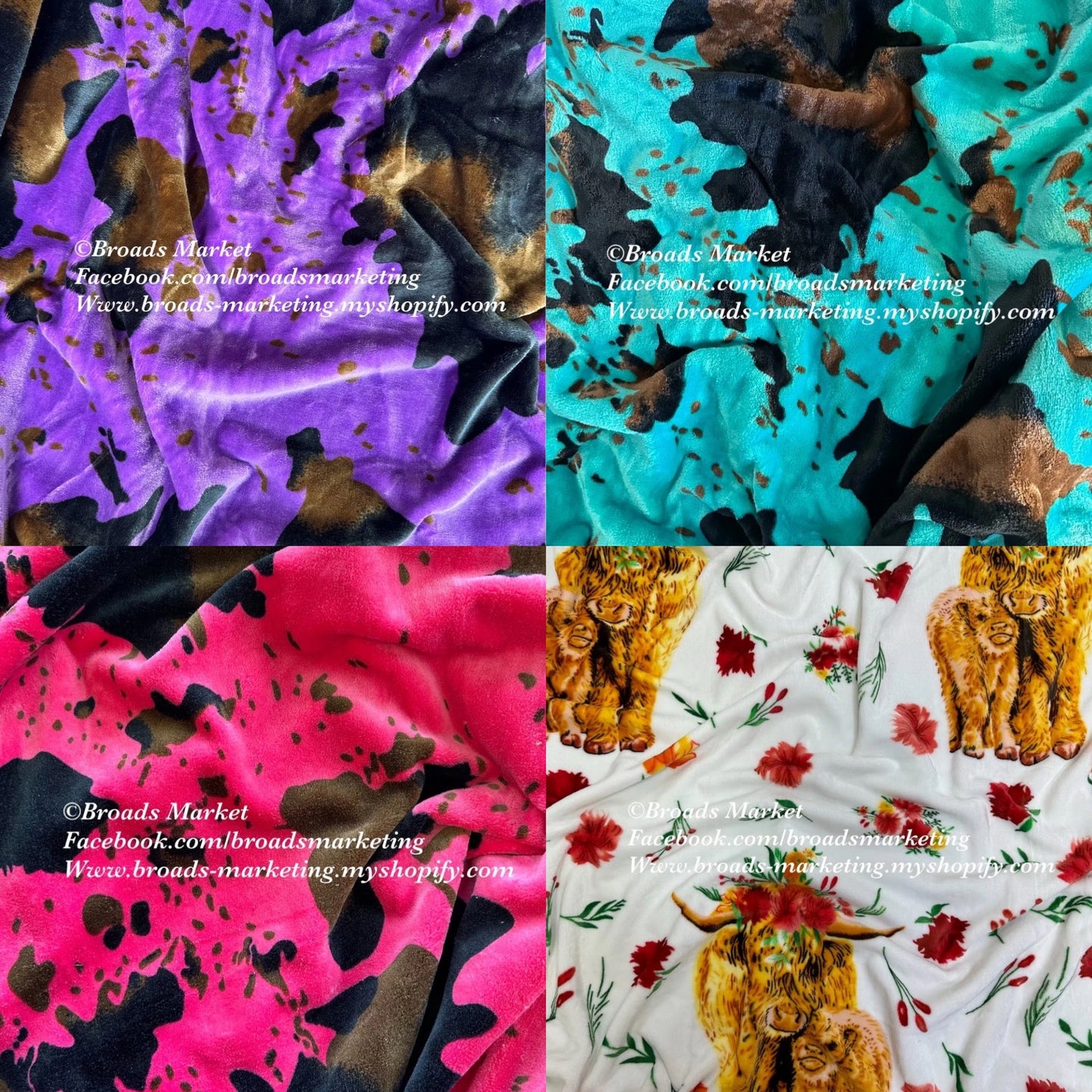 Random Assortment Qty 5 Super Plush King Blankets