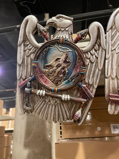 Eagle Horse Cowskull Wolf Arrow Tomahawk Wall Decor